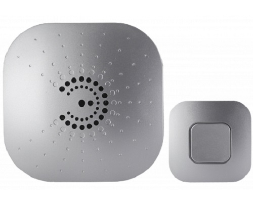 Звонок беспроводной аналоговый Эра BIONIC 6 мелодий серебро фото Звонок беспроводной аналоговый Эра BIONIC 6 мелодий серебро картинка